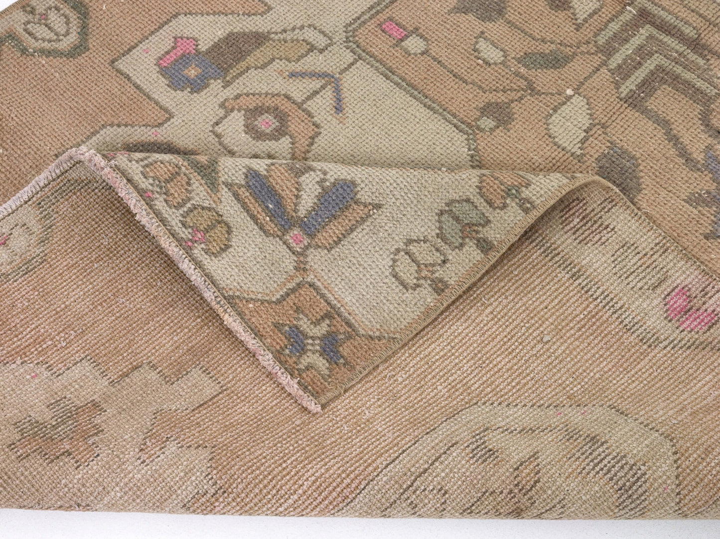 Turkish Area Rug 4x8, Vintage Rug, Turkey Oushak Rug, Handmade Anatolian Rug, One of a Kind Wool Rug, Hand-Knotted Rug, Carpet Rug, 8687