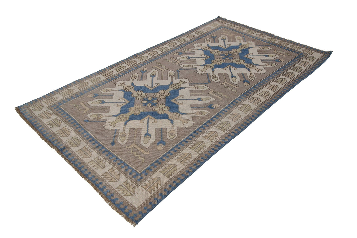 Faded rug, Turkish rug, Oushak rug, Carpet rug, Vintage rug, Area rug, 5x8 Turkish Oushak Vintage rug, Tropical rug, Bedroom rug,7316