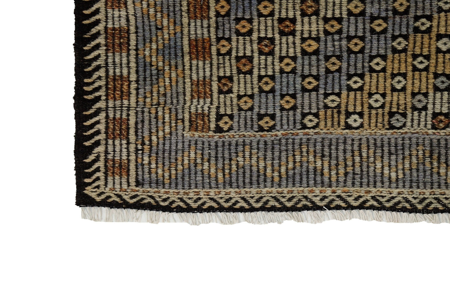 Brown Beige Kilim Rug, Turkish Kilim, Vintage Kilim, Rug Kilim, Eclectic Rug, Wool Rug, Anatolia Rug, Unique Rug, Primitive Rug, 8080