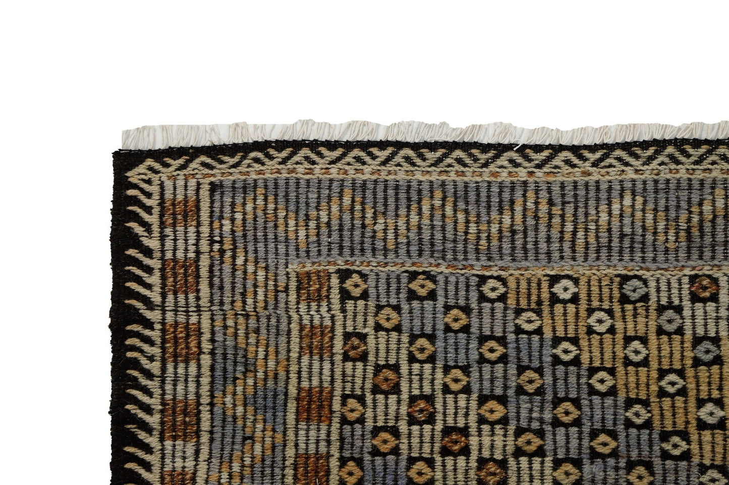 Brown Beige Kilim Rug, Turkish Kilim, Vintage Kilim, Rug Kilim, Eclectic Rug, Wool Rug, Anatolia Rug, Unique Rug, Primitive Rug, 8080