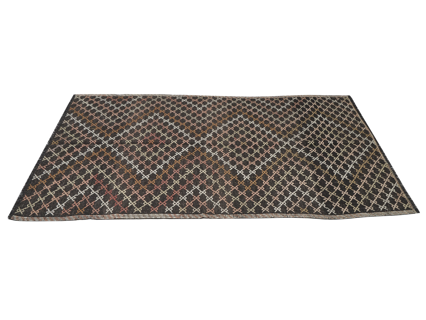 Farmhouse Decor, Handmade Vintage Kilim Rug, Turkish Kilim Rug, Area Faded Kilim Rug, Living Room Rug, Neutral Rug, Kilim Rug 4x8, 12563