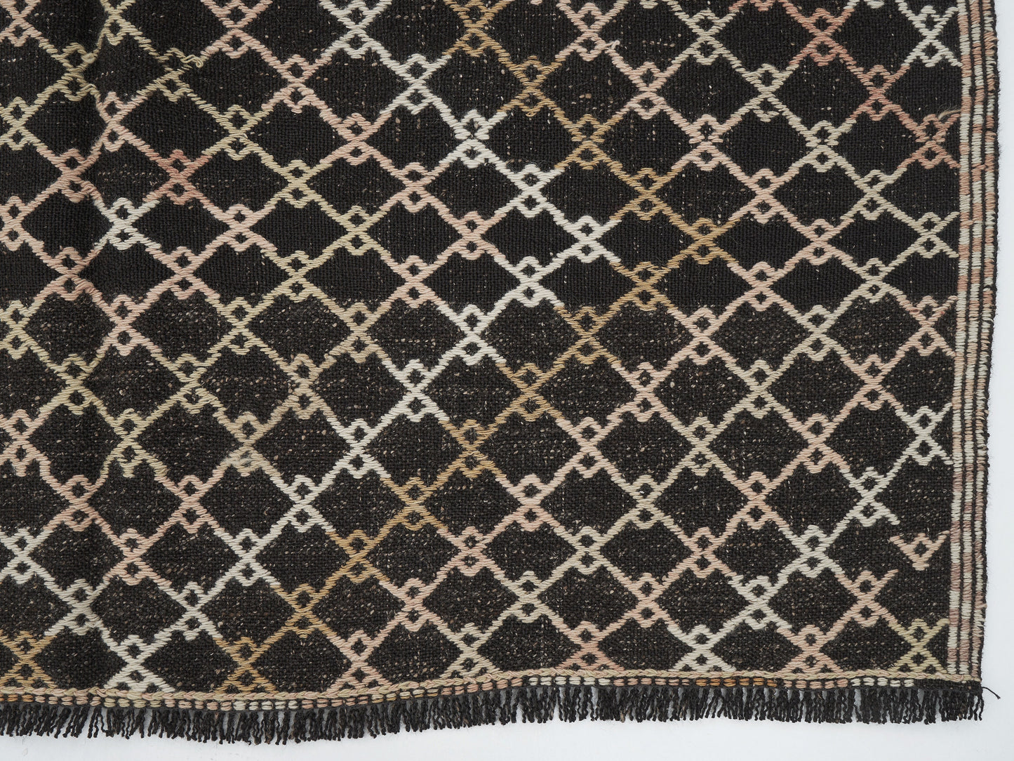 Farmhouse Decor, Handmade Vintage Kilim Rug, Turkish Kilim Rug, Area Faded Kilim Rug, Living Room Rug, Neutral Rug, Kilim Rug 4x8, 12563