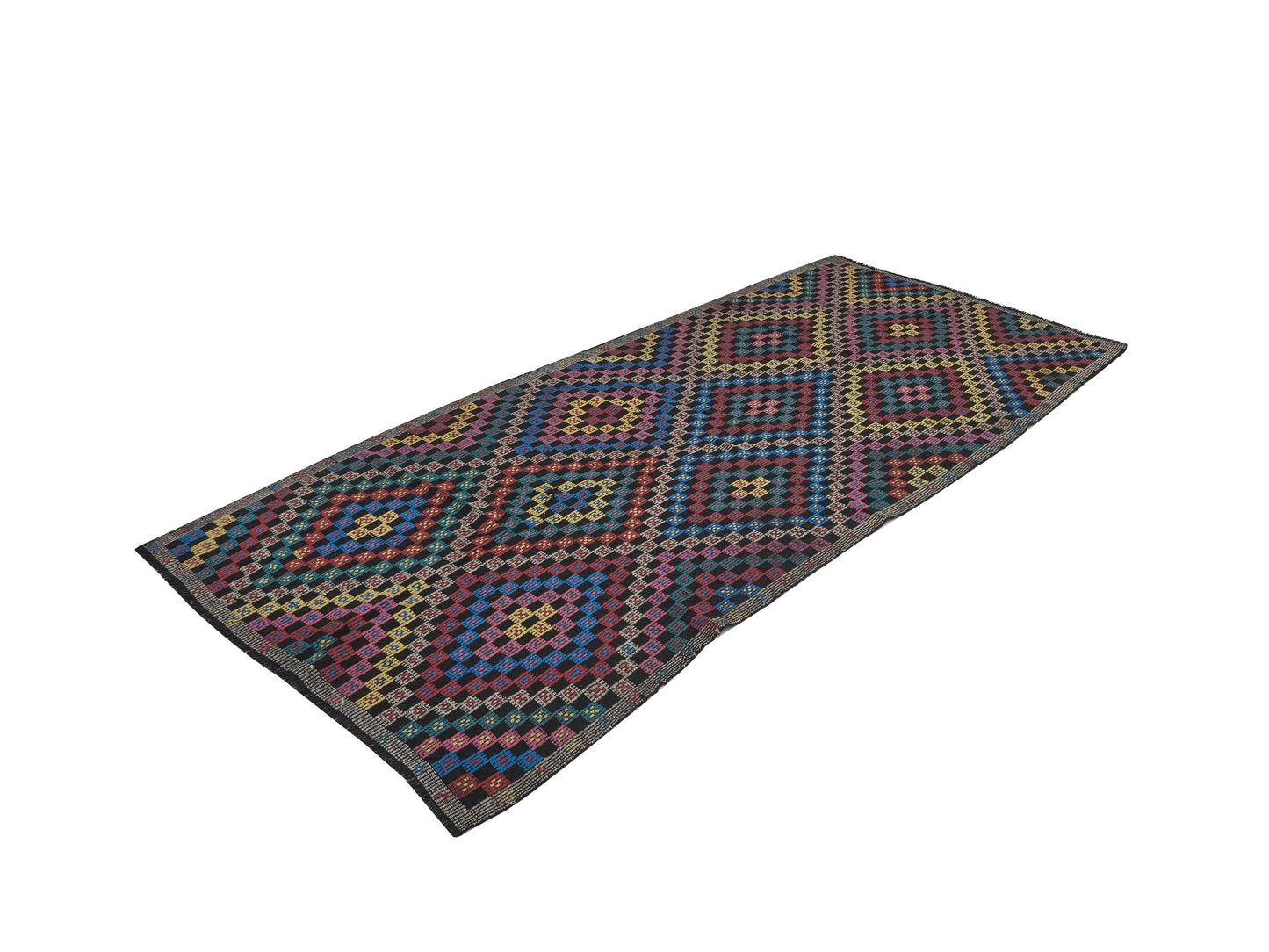 Area Kilim Rug, Turkish Vintage Antique Kilim Rug, Handmade Faded Kilim Rug, Bedroom Rug, Goat Hair Rug, Neutral Rug, Kilim Rug 5x10, 12564