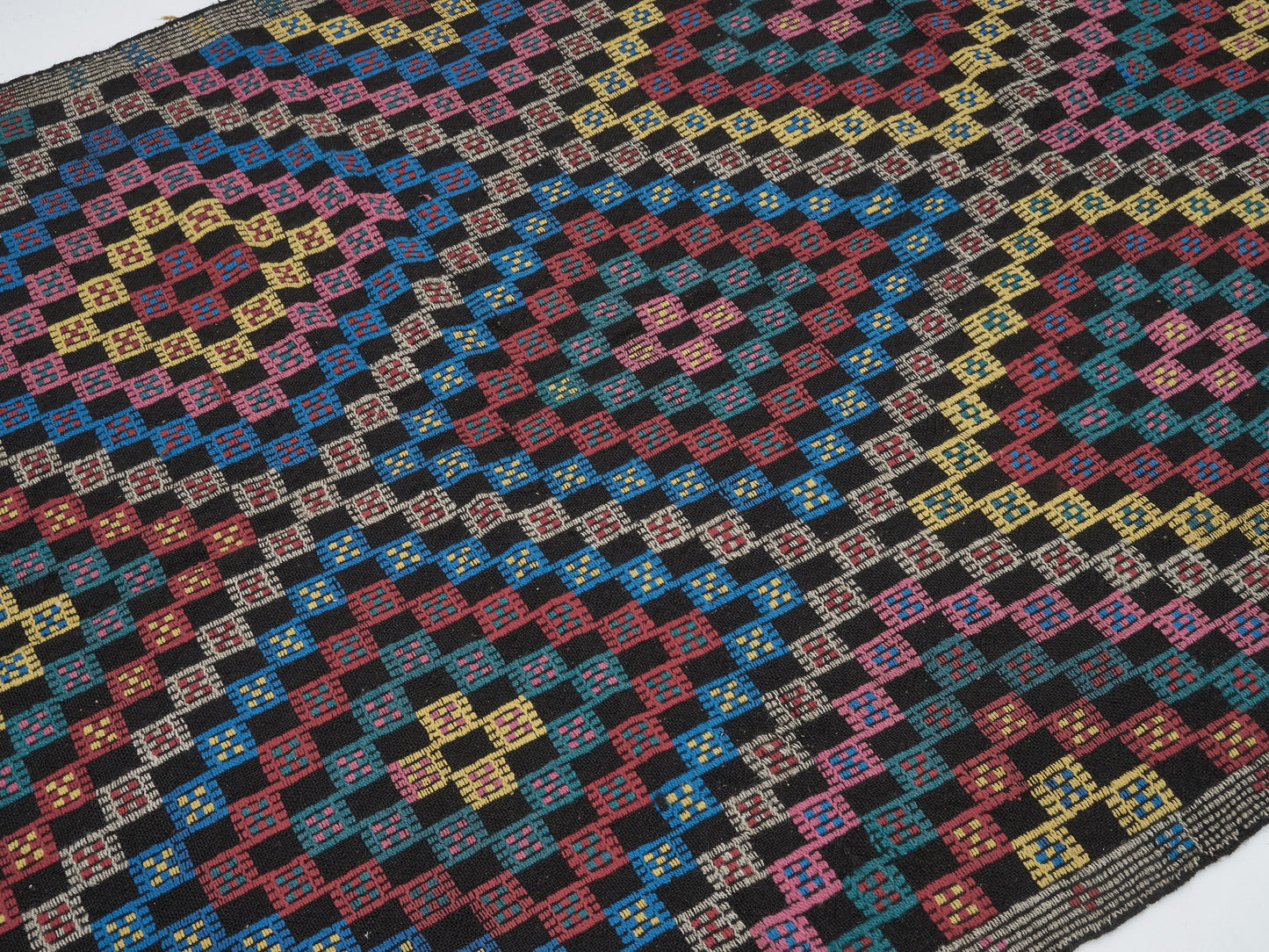 Area Kilim Rug, Turkish Vintage Antique Kilim Rug, Handmade Faded Kilim Rug, Bedroom Rug, Goat Hair Rug, Neutral Rug, Kilim Rug 5x10, 12564