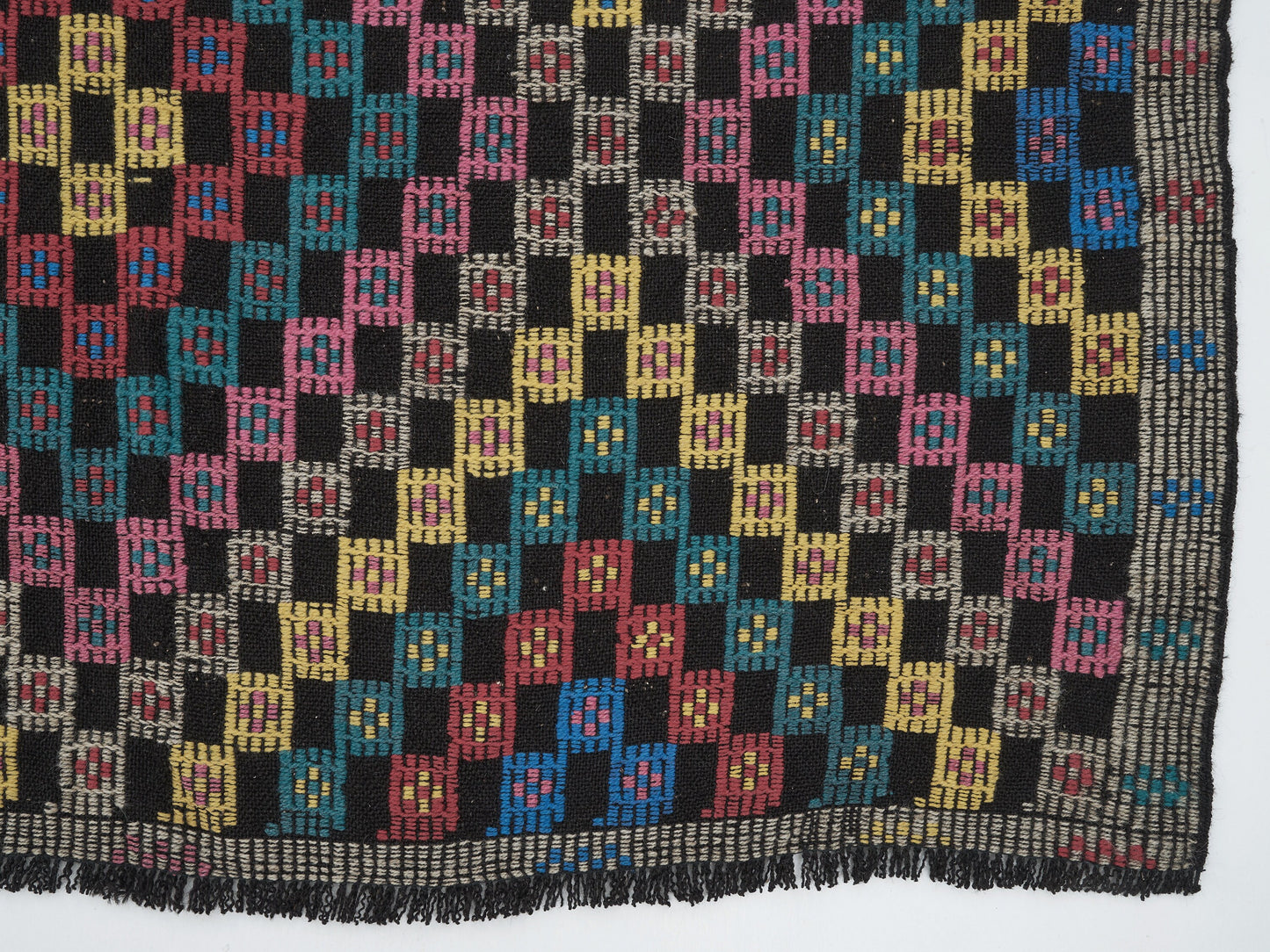 Area Kilim Rug, Turkish Vintage Antique Kilim Rug, Handmade Faded Kilim Rug, Bedroom Rug, Goat Hair Rug, Neutral Rug, Kilim Rug 5x10, 12564