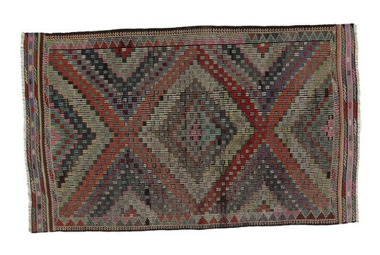 Vintage Rug, Rug Kilim, Turkish Area Unique Kilim Rug, Unique Rug, Wool Rug, Handmade Kilim Rug, Vintage Kilim Rug, Home Decor, 8164