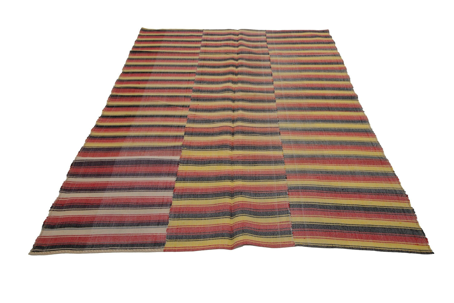 Boho Decor Rug, Kilim Rug 5x8, Turkish kilim Rug, Anatolia Rug Striped, Vintage Rug, Living room rug, Handmade Kilim Rug, Area Kilim, 7257