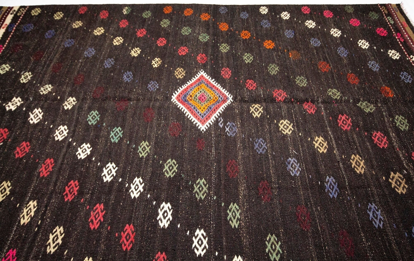 6x9 Vintage Turkish Kilim Rug, Flat Weave Rug, Neutral Rug, Unique Rug, Organic Rug, Anatolia Rug, Bedroom Rug, Rug Kilim, 1983