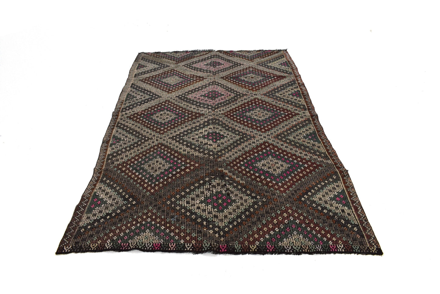 Kilim Rug 6X9, Rug Kilim, Vintage Turkish Kilim Rug, Living Room Rug, Home Decor, Handmade Faded Kilim Rug, Bohemian Rug, Area Kilim, 3210
