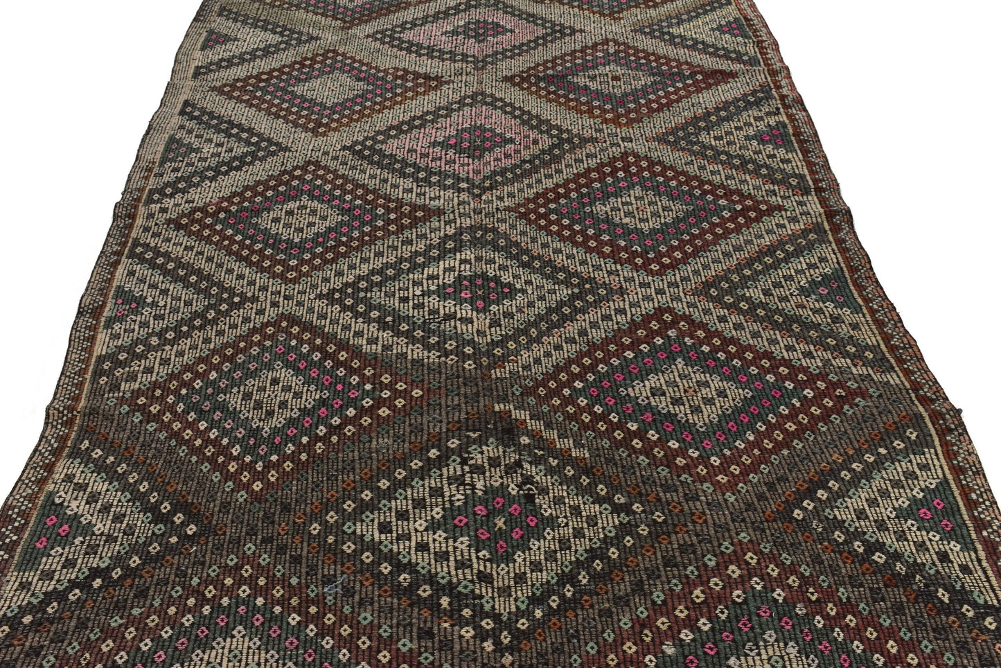 Kilim Rug 6X9, Rug Kilim, Vintage Turkish Kilim Rug, Living Room Rug, Home Decor, Handmade Faded Kilim Rug, Bohemian Rug, Area Kilim, 3210