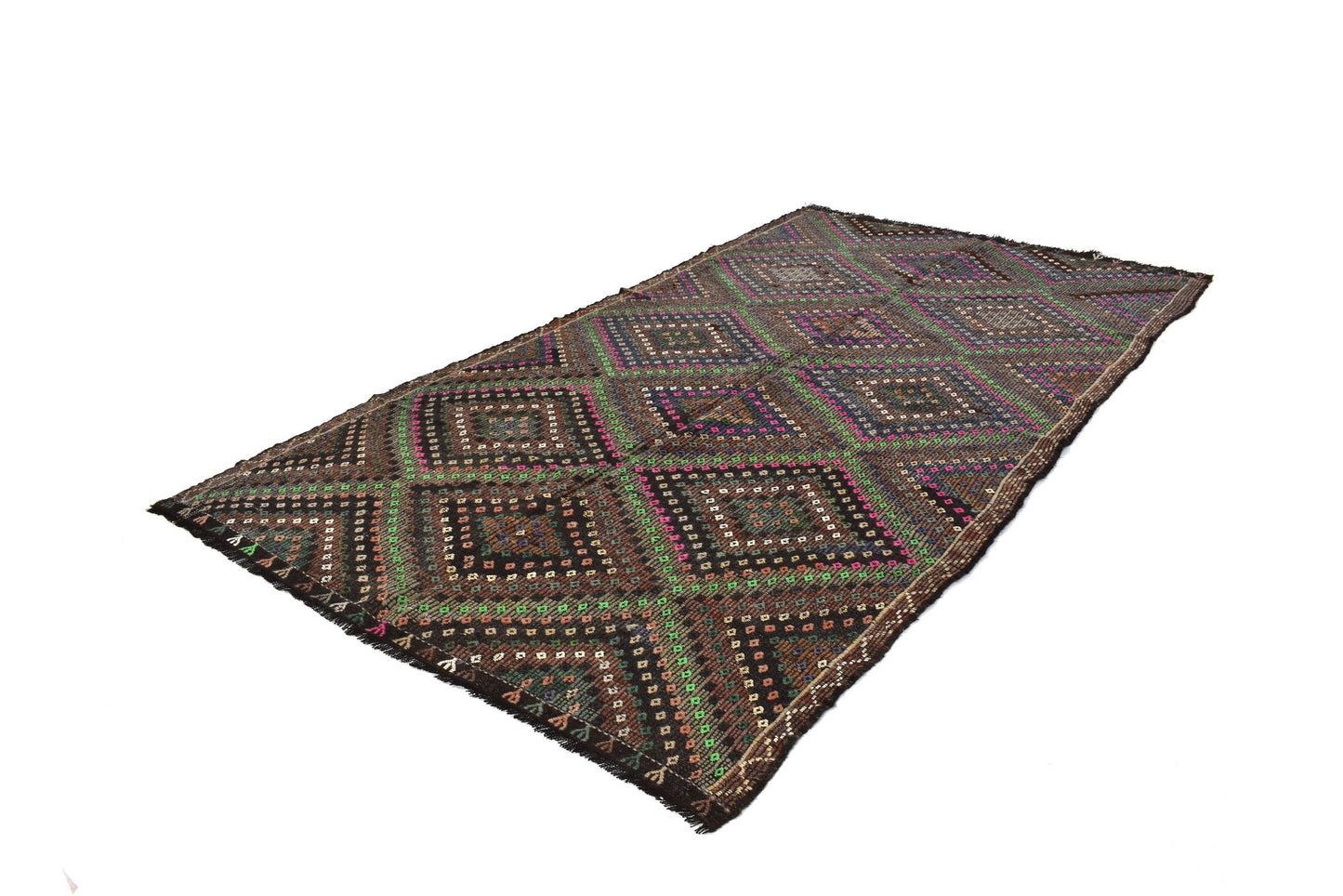 6x10 Vintage Turkish Kilim Rug, Flat Weave Rug, Rug Kilim, Farmhouse Decor, Wool Rug, Anatolia Rug, Handmade Area Rug, Unique Kilim Rug,3203