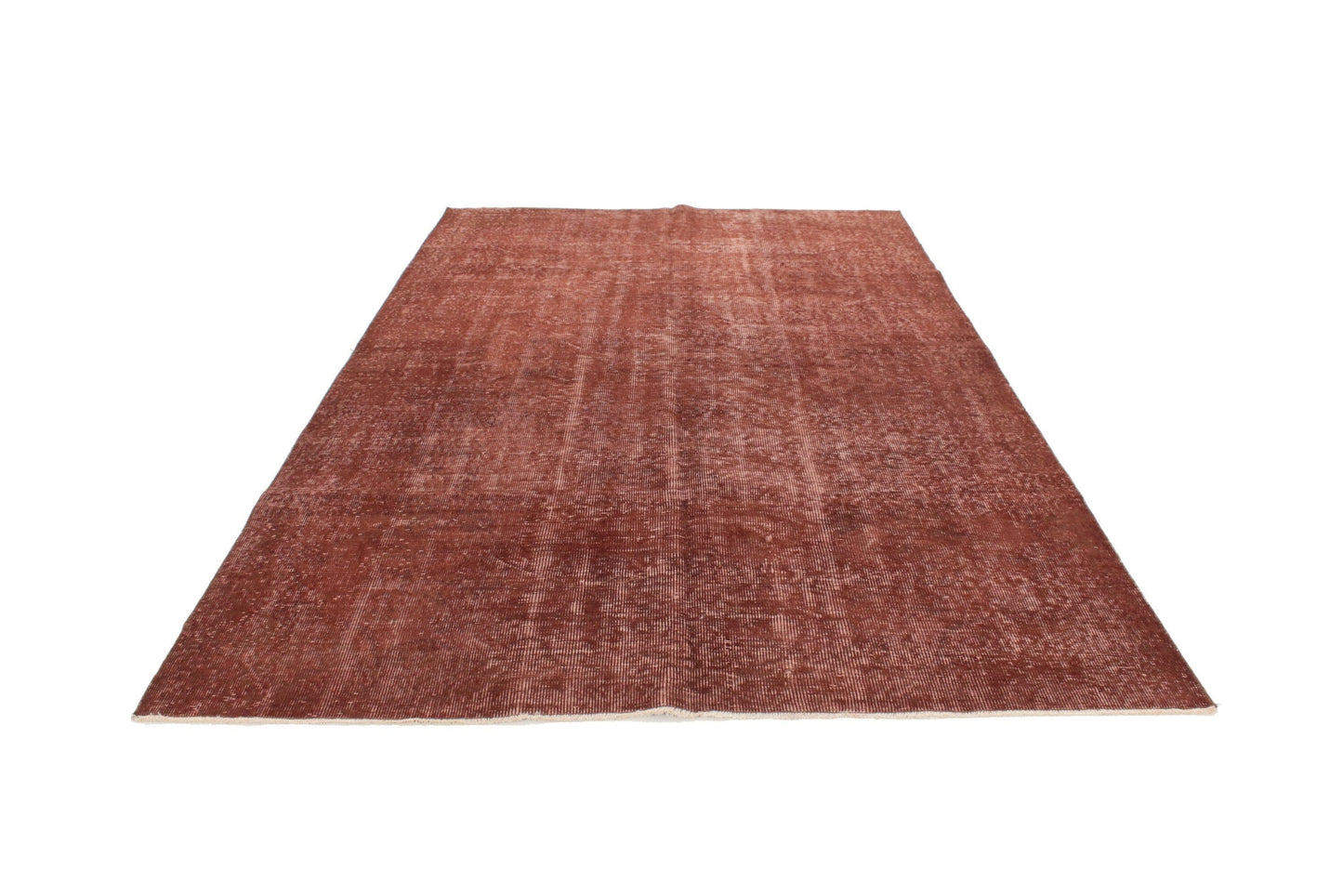6x9 Turkish Oushak Vintage Rug, Overdyed Brown Carpet Rug, Farmhouse Rug, Living Room Rug, Area Rug, Handmade, Country Decor,3305