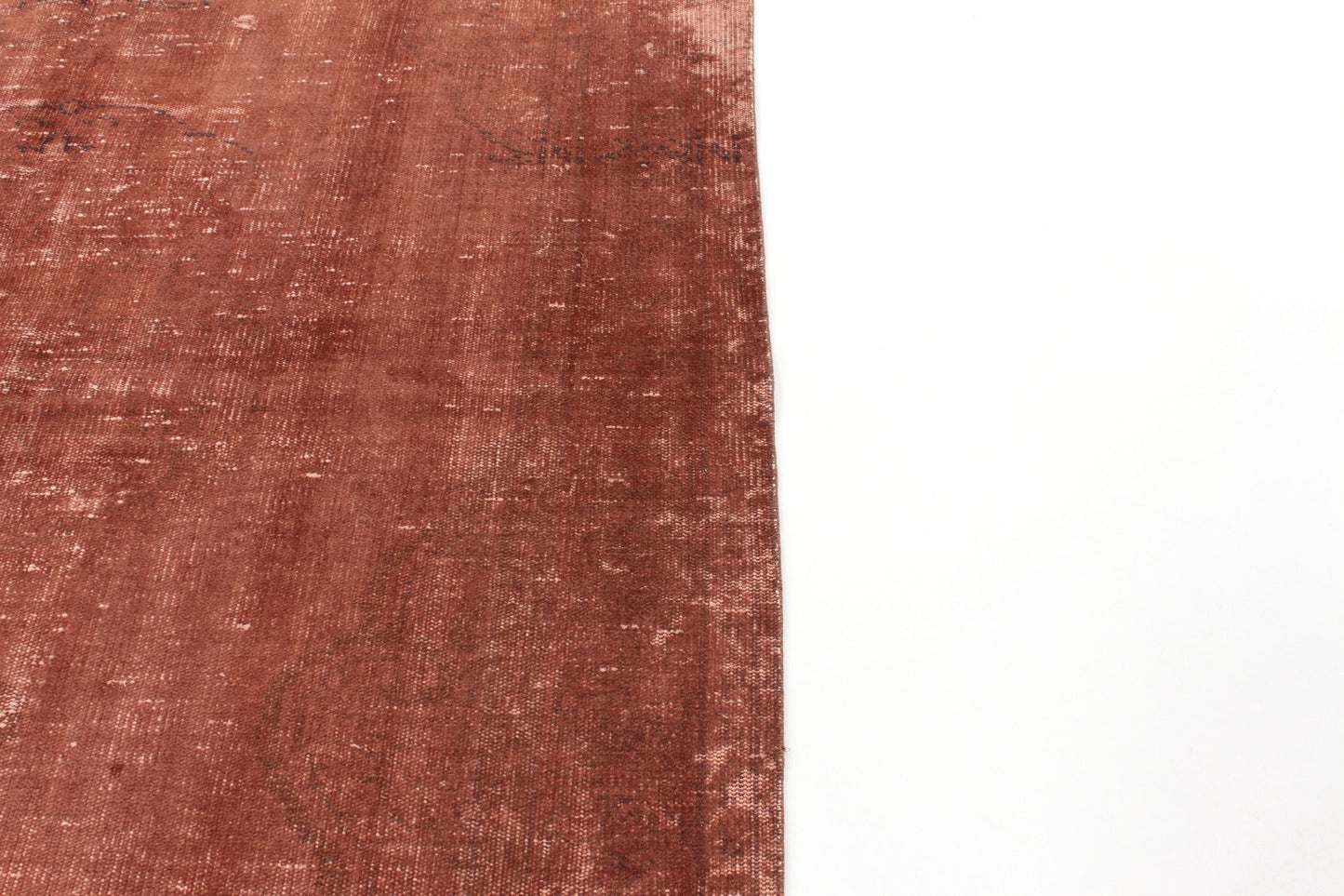 6x9 Turkish Oushak Vintage Rug, Overdyed Brown Carpet Rug, Farmhouse Rug, Living Room Rug, Area Rug, Handmade, Country Decor,3305