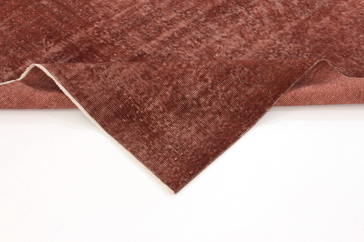 6x9 Turkish Oushak Vintage Rug, Overdyed Brown Carpet Rug, Farmhouse Rug, Living Room Rug, Area Rug, Handmade, Country Decor,3305