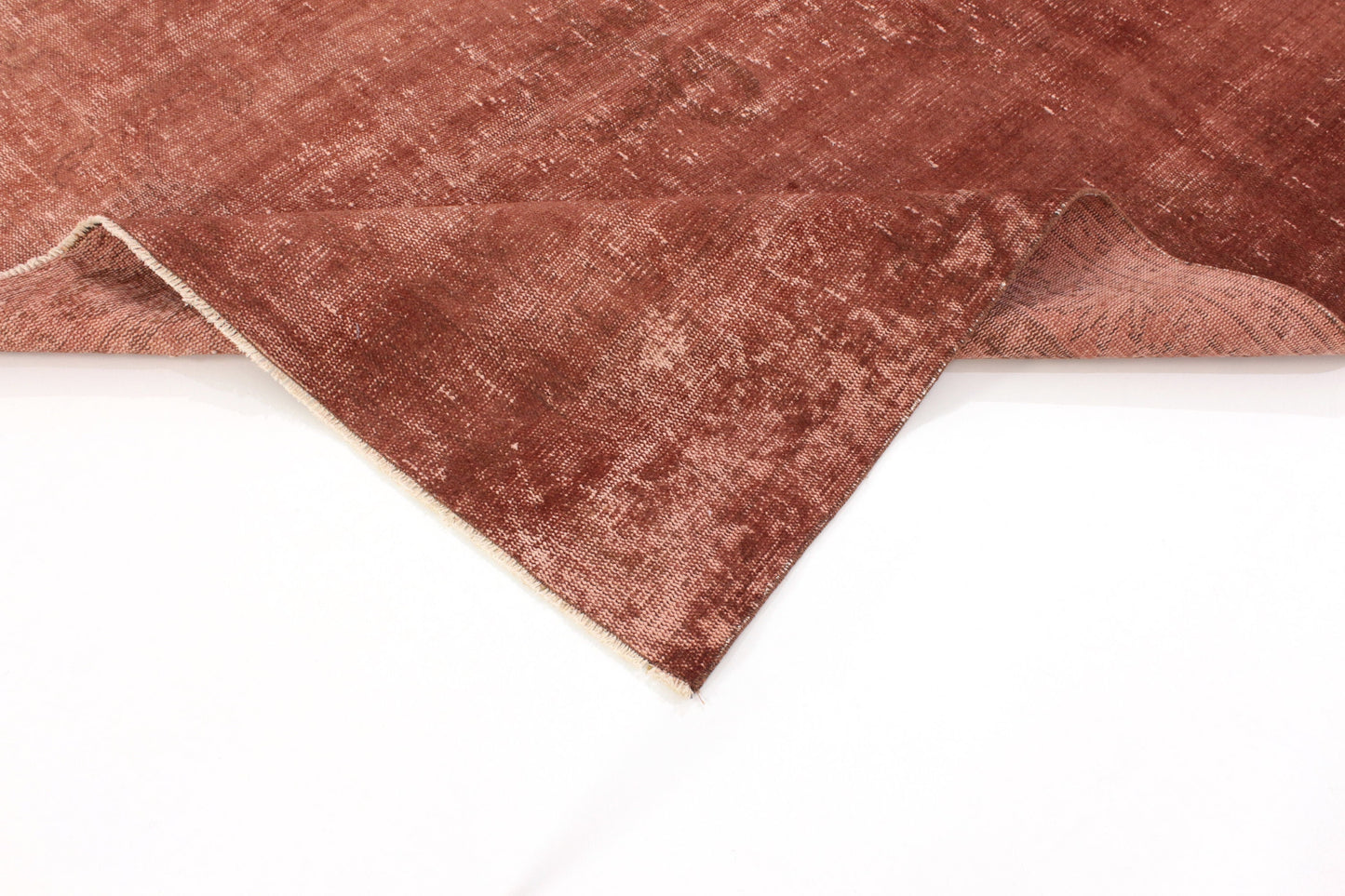 6x9 Turkish Oushak Vintage Rug, Overdyed Brown Carpet Rug, Farmhouse Rug, Living Room Rug, Area Rug, Handmade, Country Decor,3305