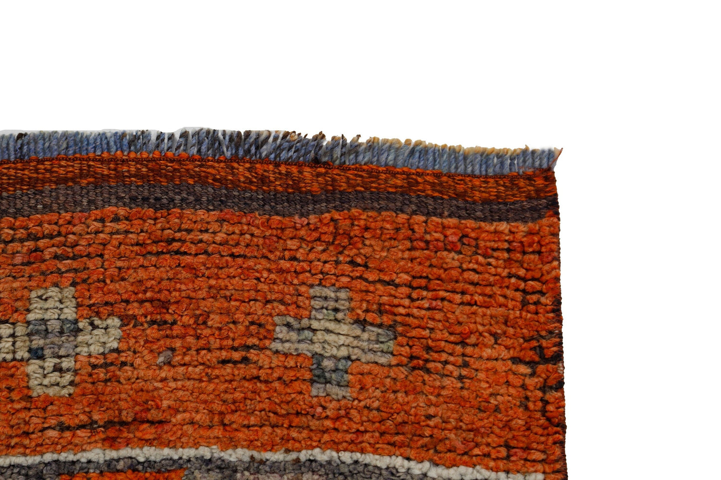 3x11 Hand knotted Vintage Runner rug, Turkish Floor runner rug, Oushak runner ,Herki runner, Entryway rug, Boho runner, Kitchen rug ,7183