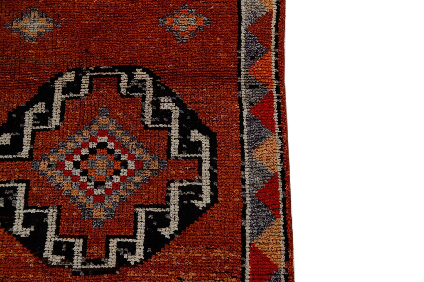 Sun faded Runner rug ,Turkish Oushak Vintage runner rug, 3x11 Wool Carpet Rug Runner, Orient rug, Kitchen rug ,Hallway rug, Runner, 7187