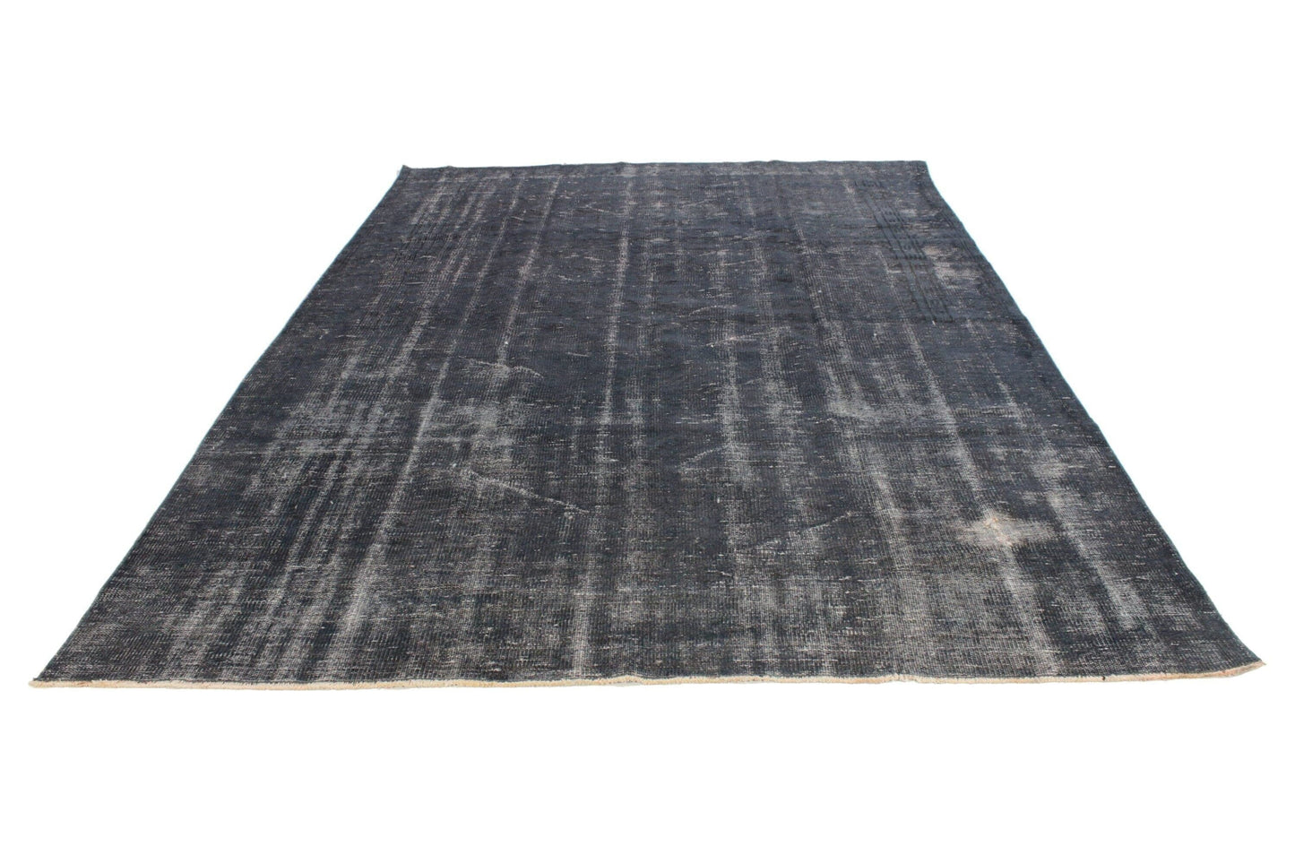 6x9 Turkish Black Vintage Rug, 6x10 Area Rug, Distressed Rug, Handmade rug, Unique Rug, Carpet Rug, Living Room Rug, 3330