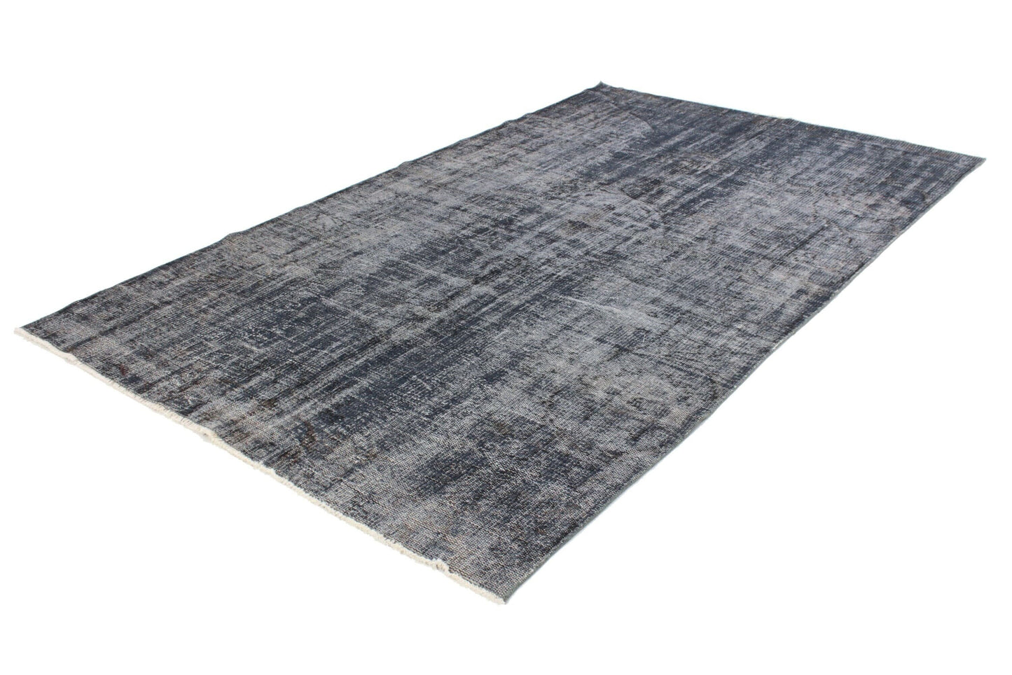 Black Worn Turkish Rug, Vintage Rug 5x8, Distressed Rug, Area Carpet Rug, Handmade, Home Decor,Wool Rug Made in Turkey, 3332