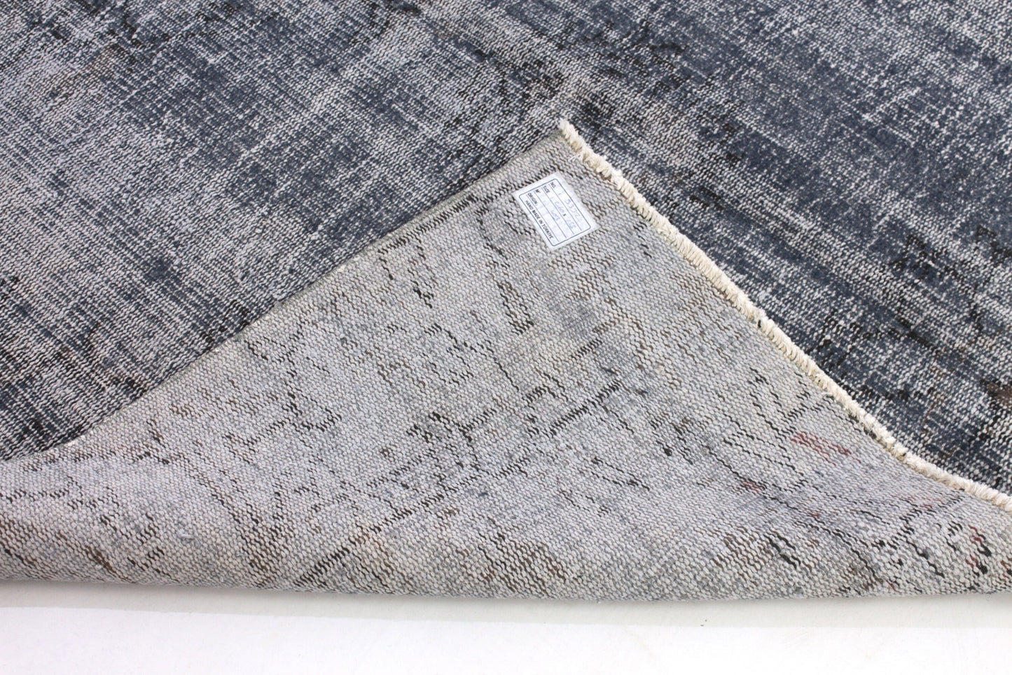 Black Worn Turkish Rug, Vintage Rug 5x8, Distressed Rug, Area Carpet Rug, Handmade, Home Decor,Wool Rug Made in Turkey, 3332