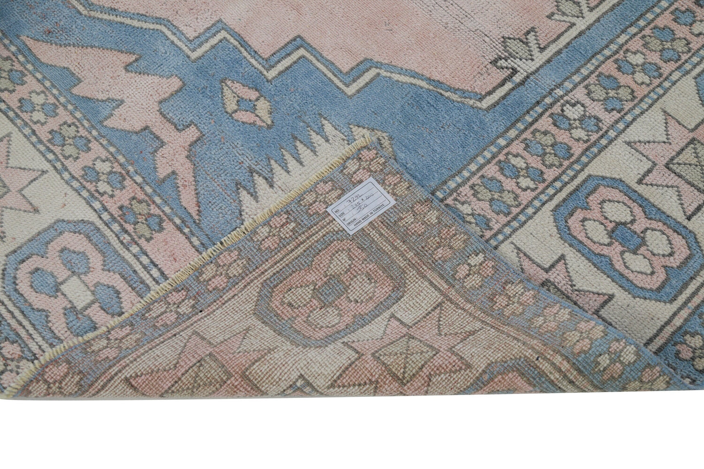 7x9 Vintage Turkish Oushak rug, Area rug, Eclectic Living room rug, Bedroom rug, Old rug, Anatolia rug, Turkey rug, 7292