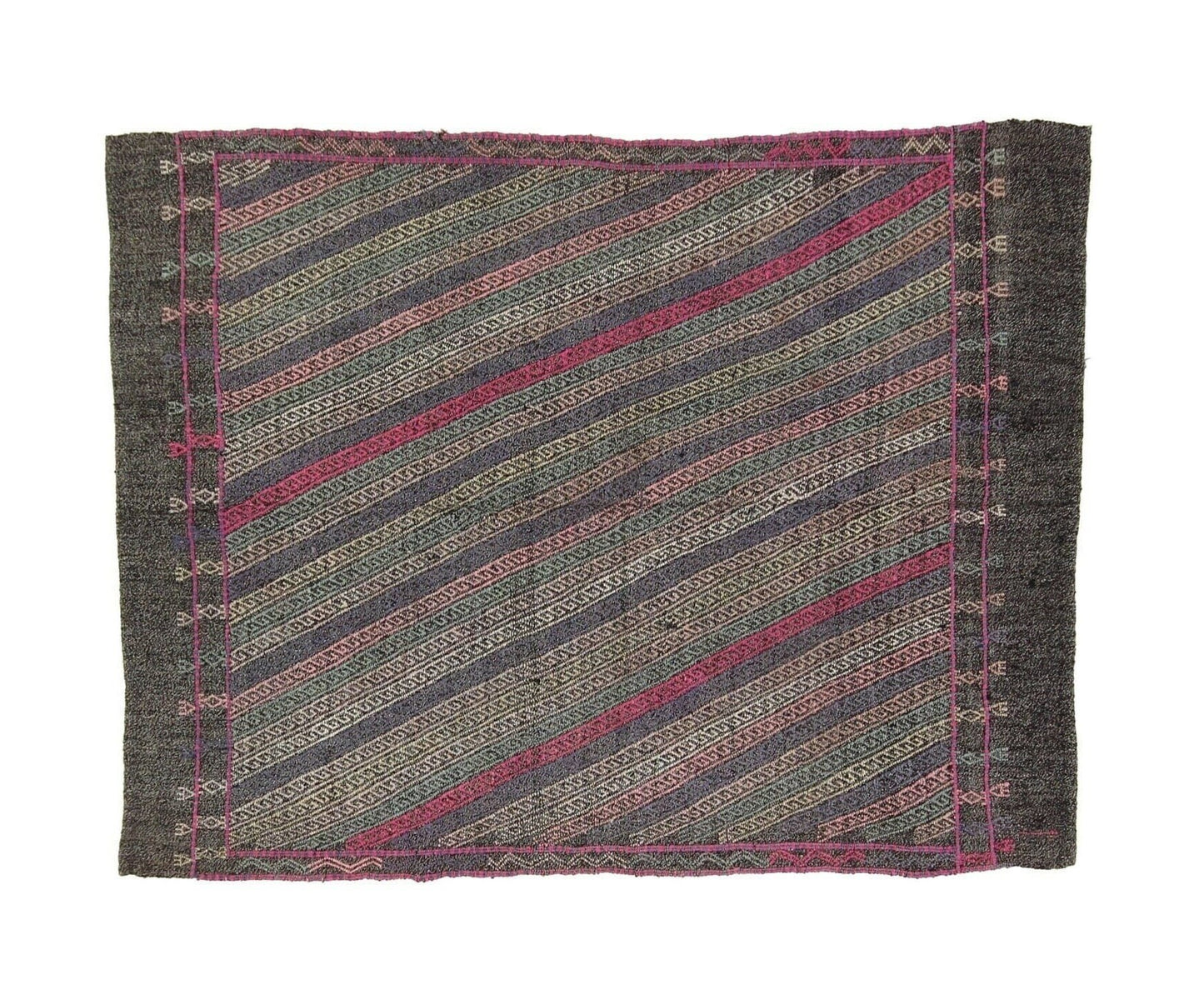 Turkish Kilim Rug 5x6, Handmade Kilim Rug, Area Kilim Rug, One of a Kind, Farmhouse Decor, Living Room Rug, Rug Kilim, Wool Rug, 3197