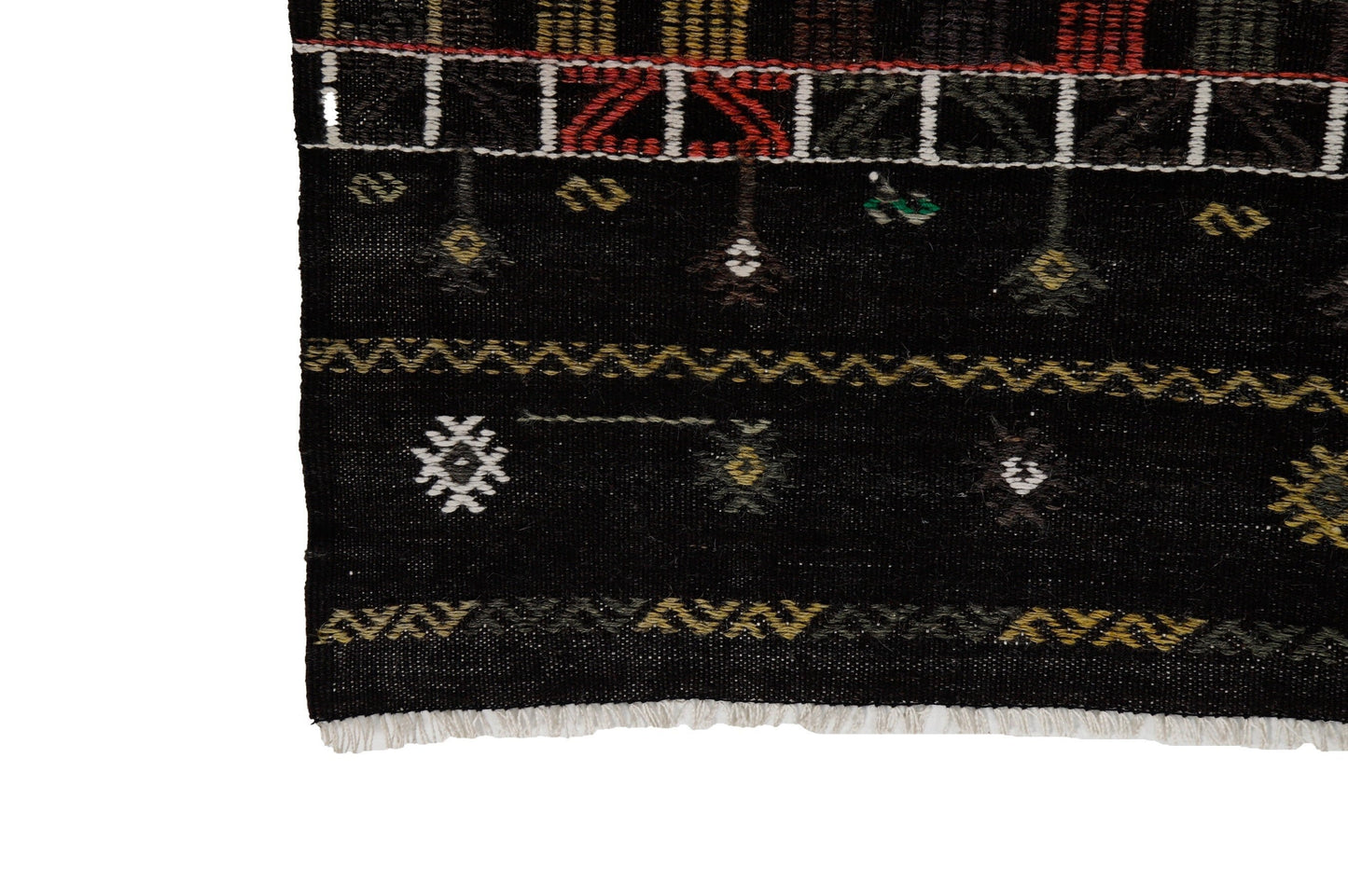 Vintage Turkish kilim rug ,Handmade rug, Embroidered rug ,Faded rug ,Cicim Kilim rug , Kilim rug 6x9 ,One of a kind,Farmhouse,8072