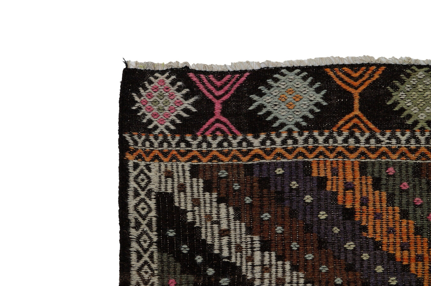 Boho Chic Kilim rug, 7x11 Kilim rug,Turkish kilim,Primitive rug,Living room rug,Vintage kilim,Eclectic decor,Shabby chic,8070