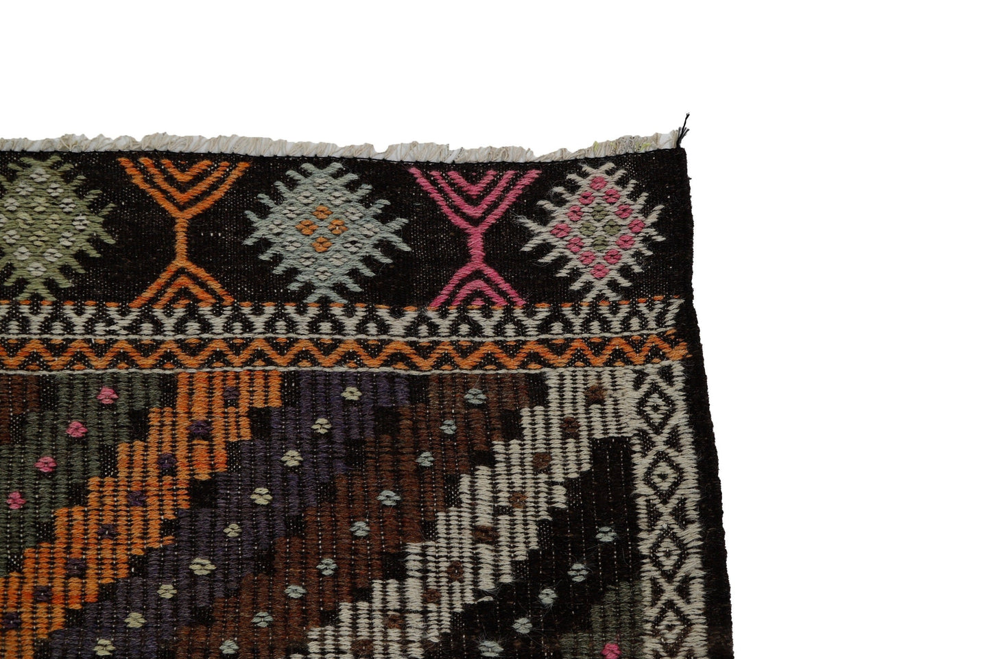 Boho Chic Kilim rug, 7x11 Kilim rug,Turkish kilim,Primitive rug,Living room rug,Vintage kilim,Eclectic decor,Shabby chic,8070