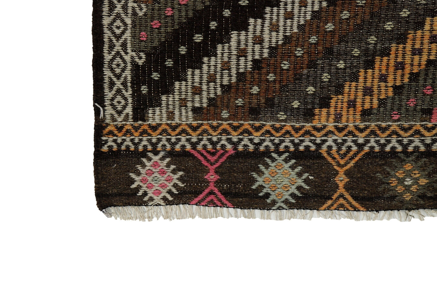 Boho Chic Kilim rug, 7x11 Kilim rug,Turkish kilim,Primitive rug,Living room rug,Vintage kilim,Eclectic decor,Shabby chic,8070