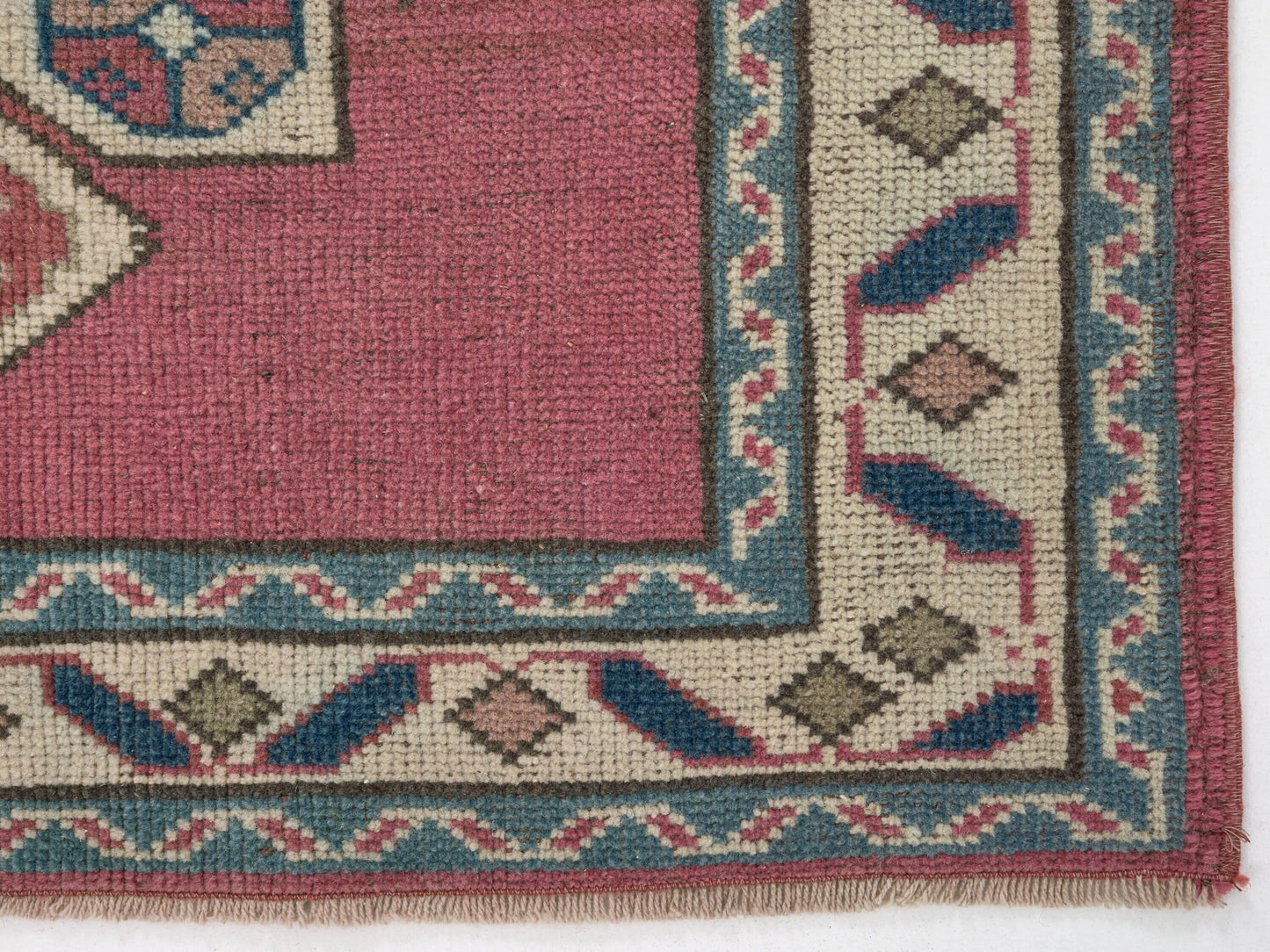 3x4 Art deco Vintage rug, Tribal Oushak rug, Turkey Anatolian rug, Handmade, Area rug, Bedroom rug, Neutral rug, Small Turkish rug ,8646