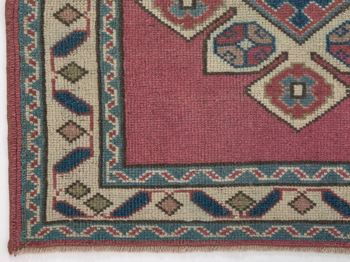 3x4 Art deco Vintage rug, Tribal Oushak rug, Turkey Anatolian rug, Handmade, Area rug, Bedroom rug, Neutral rug, Small Turkish rug ,8646