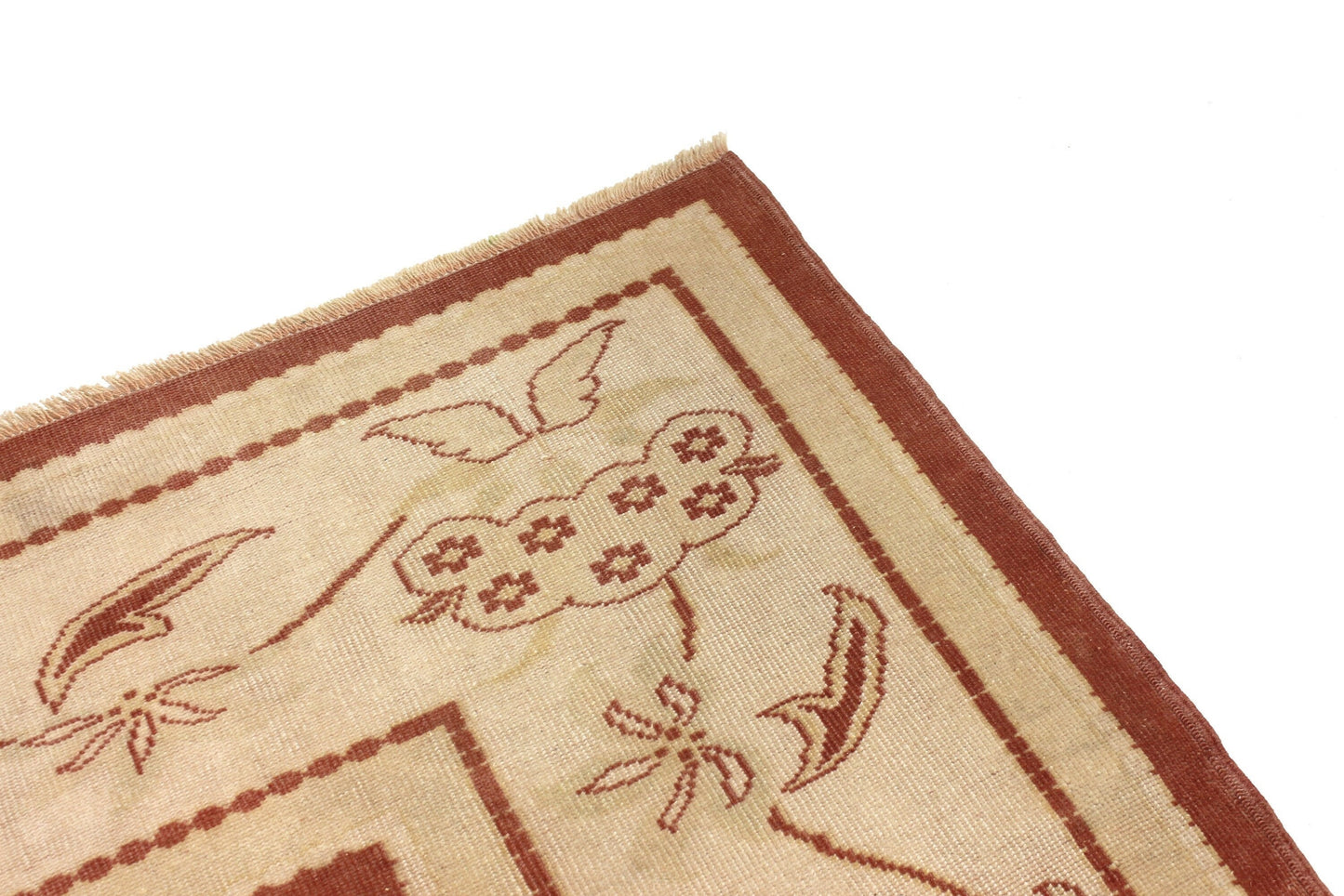 6x9 Rug, Red Floral Rug, Vintage Oushak Turkish Rug ,Handmade Area Carpet Rug, Bohemian Decor, Living room Rug, Bedroom Rug, 6187