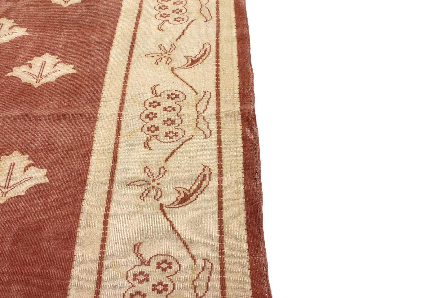6x9 Rug, Red Floral Rug, Vintage Oushak Turkish Rug ,Handmade Area Carpet Rug, Bohemian Decor, Living room Rug, Bedroom Rug, 6187