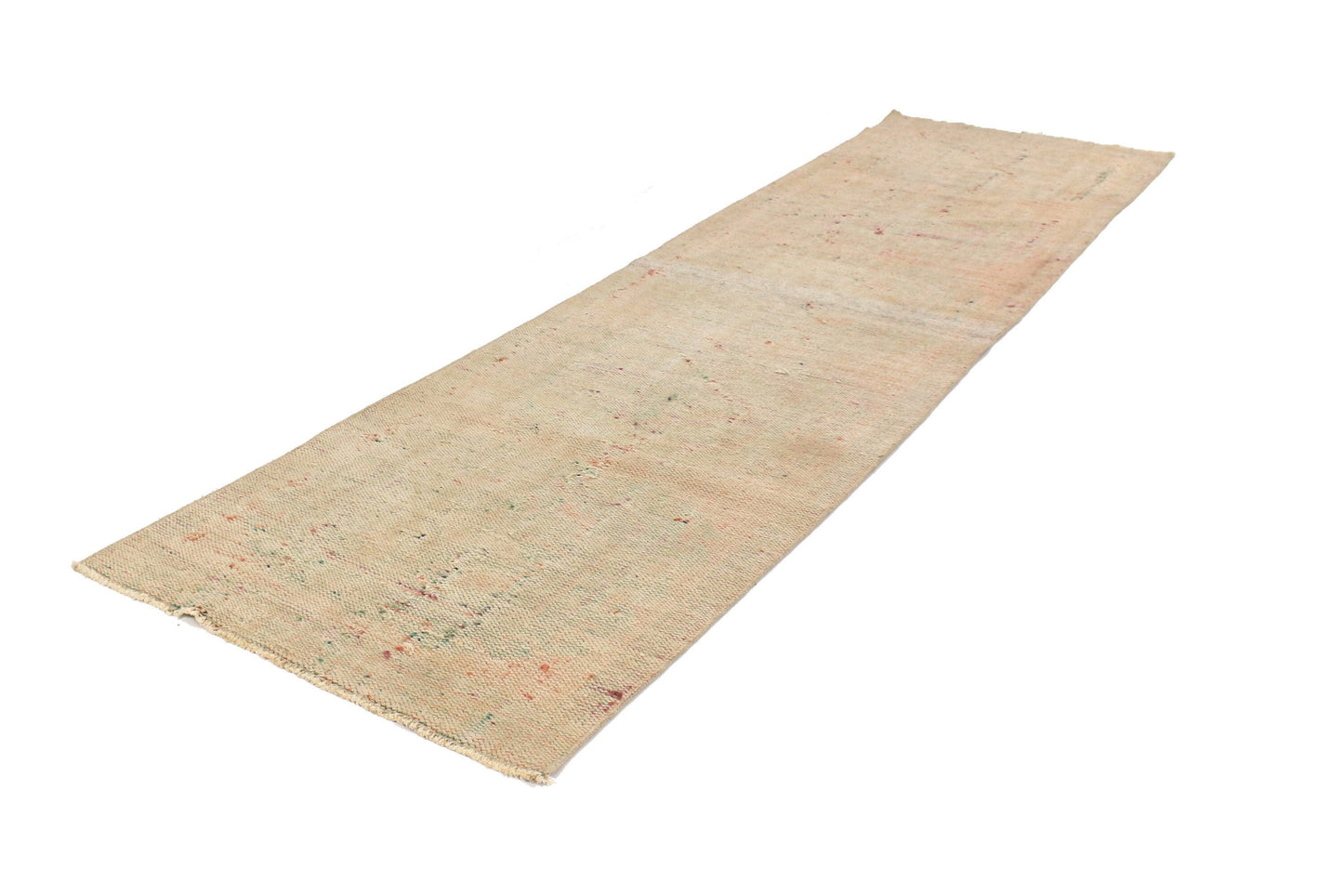 3x11 Rug, Beige Runner Rug, Turkish Runner, Oushak Runner, Vintage Runner, Country Decor ,Kitchen Rug, Hallway Rug, Entryway Rug ,4544