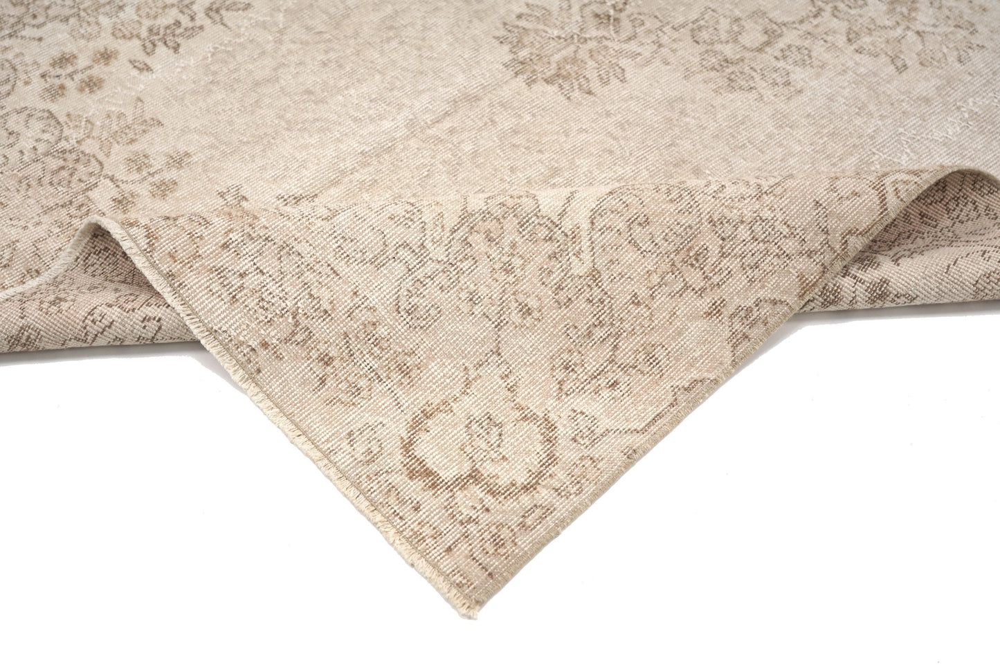 5x8 Turkish Rug, Beige rug, Floral Rug, Vintage Rug ,Oushak Rug ,Area Rug, Floor Rug, Home Decor, Living room Rug, One of a kind,Rug, 6312