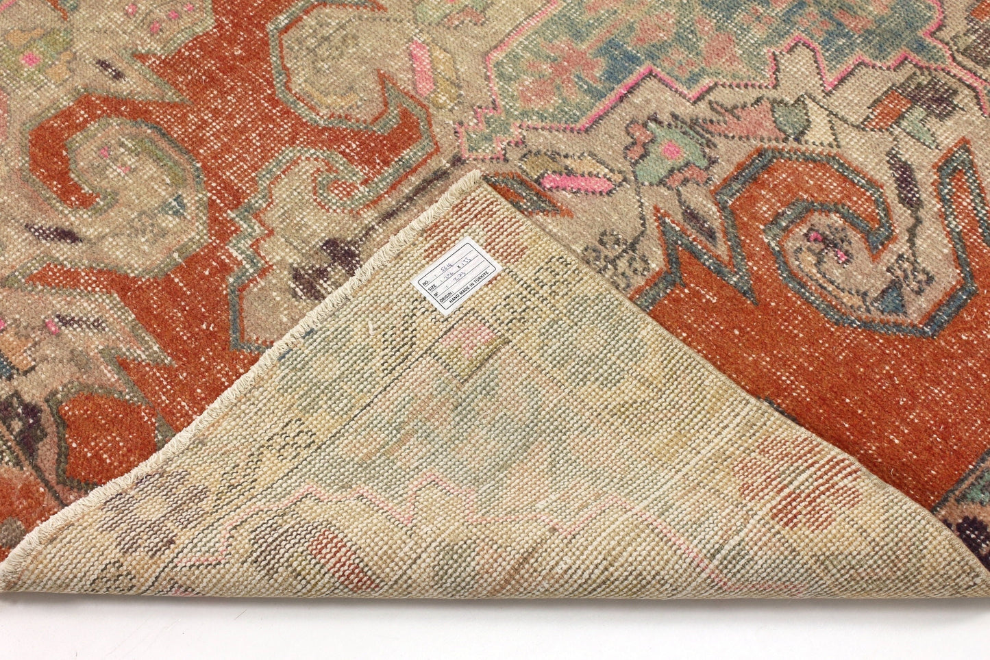 4x7 Oushak Vintage Turkish Rug ,Bohemian Decor, Bedroom Rug, Handmade Rug Carpet, Area Rug, Floor rug, 5614