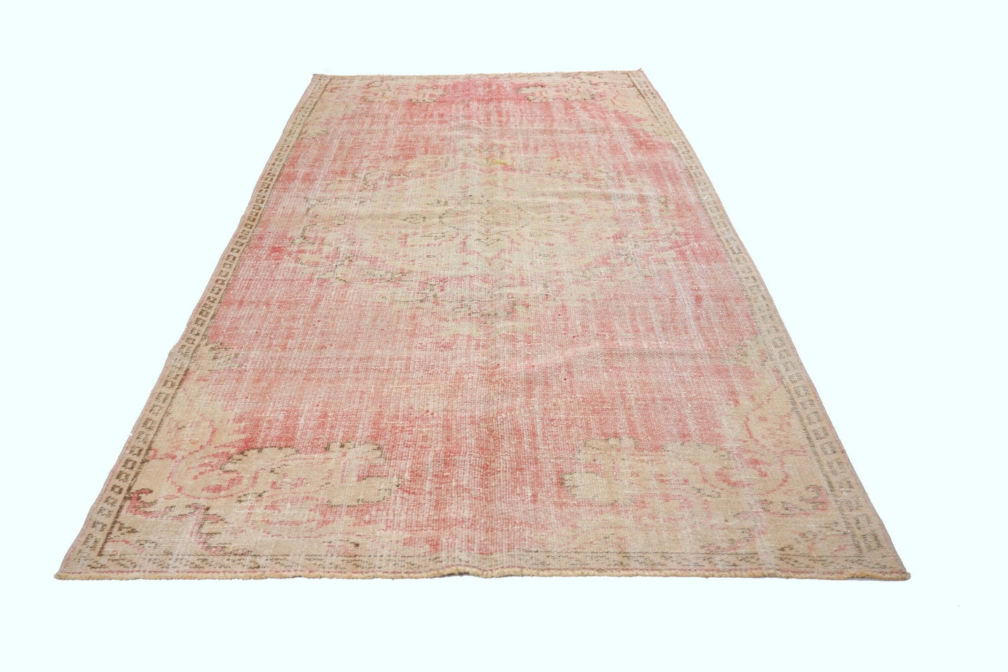 5x8 Rug, Turkish Rug ,Oushak Rug, Vintage Rug, Area Rug, Entryway Rug, Living room Rug, Bohemian Decor, Vintage ,4558