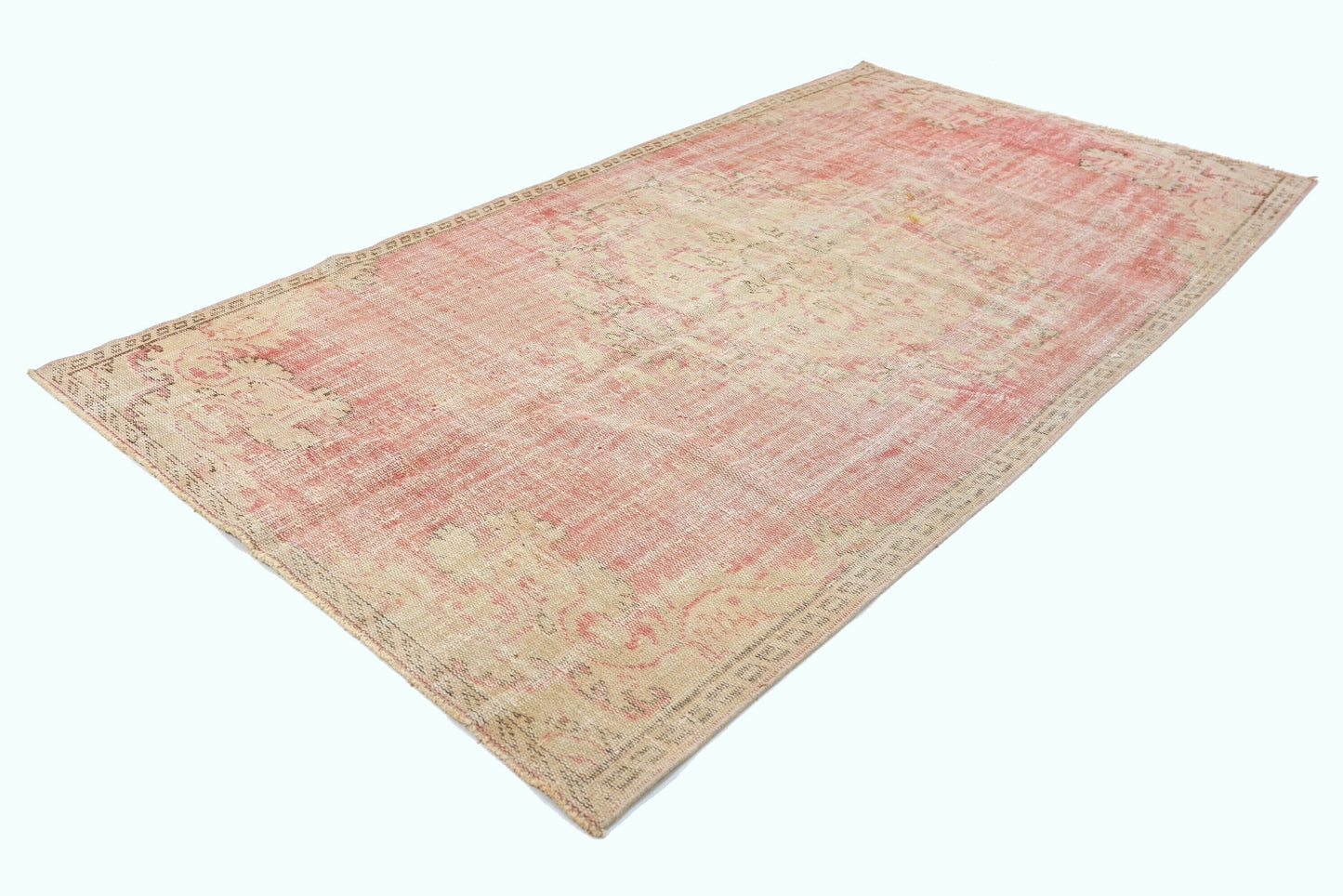 5x8 Rug, Turkish Rug ,Oushak Rug, Vintage Rug, Area Rug, Entryway Rug, Living room Rug, Bohemian Decor, Vintage ,4558