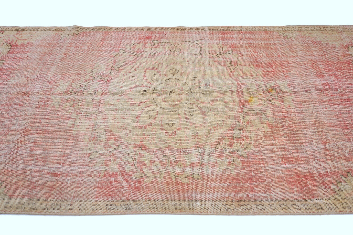 5x8 Rug, Turkish Rug ,Oushak Rug, Vintage Rug, Area Rug, Entryway Rug, Living room Rug, Bohemian Decor, Vintage ,4558