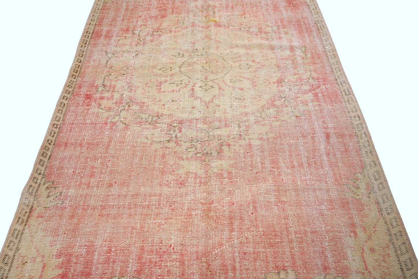 5x8 Rug, Turkish Rug ,Oushak Rug, Vintage Rug, Area Rug, Entryway Rug, Living room Rug, Bohemian Decor, Vintage ,4558