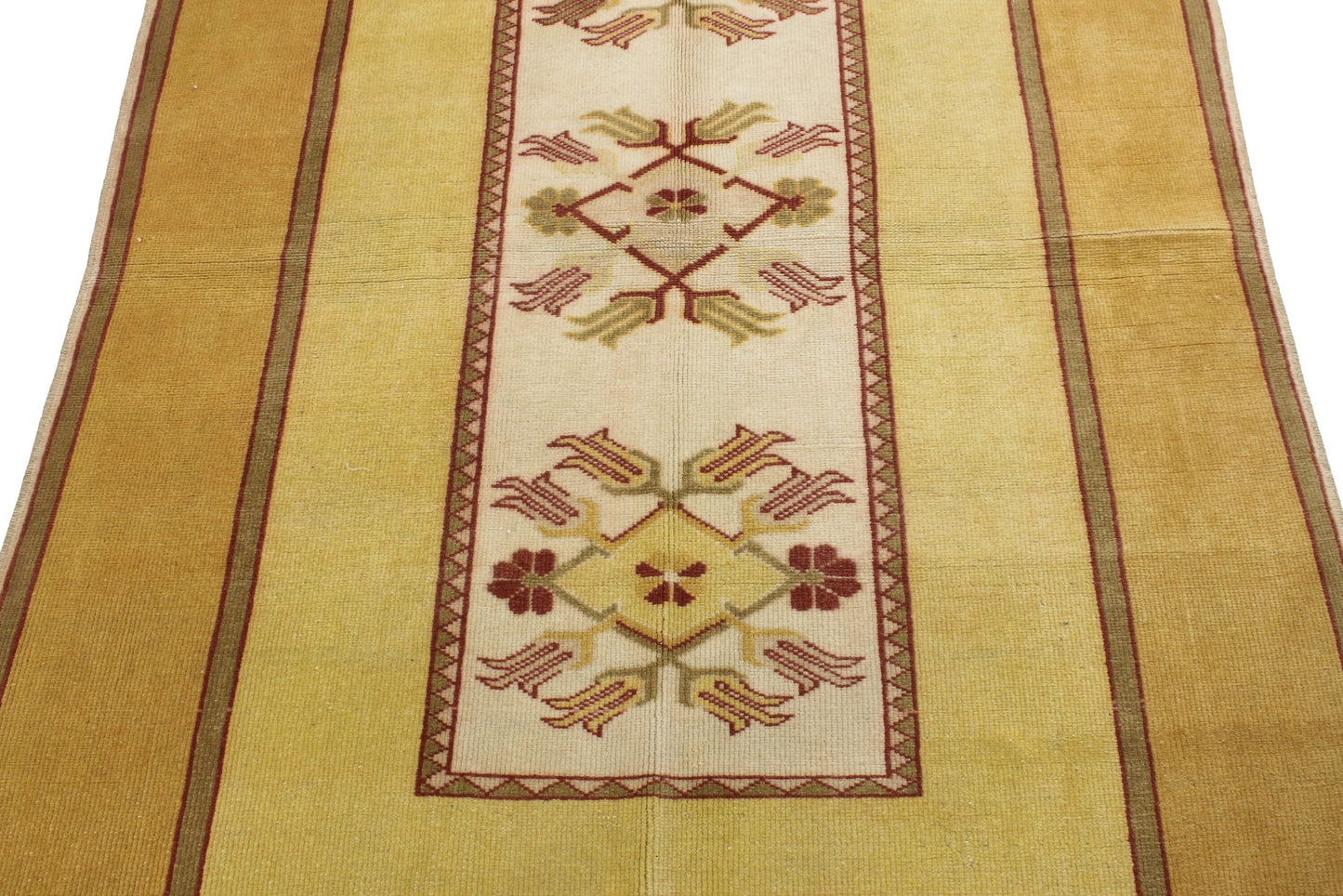 4x6 Beauty TURKİSH RUG ,Oushak Rug Vintage, Handmade Rug Area, Farmhouse Decor, Rug, Carpet, Yellow, Nursery, Bedroom,4397
