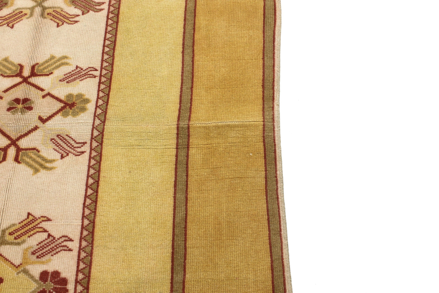 4x6 Beauty TURKİSH RUG ,Oushak Rug Vintage, Handmade Rug Area, Farmhouse Decor, Rug, Carpet, Yellow, Nursery, Bedroom,4397
