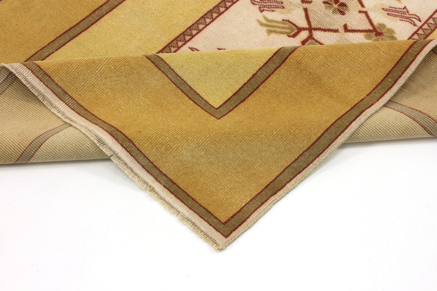 4x6 Beauty TURKİSH RUG ,Oushak Rug Vintage, Handmade Rug Area, Farmhouse Decor, Rug, Carpet, Yellow, Nursery, Bedroom,4397
