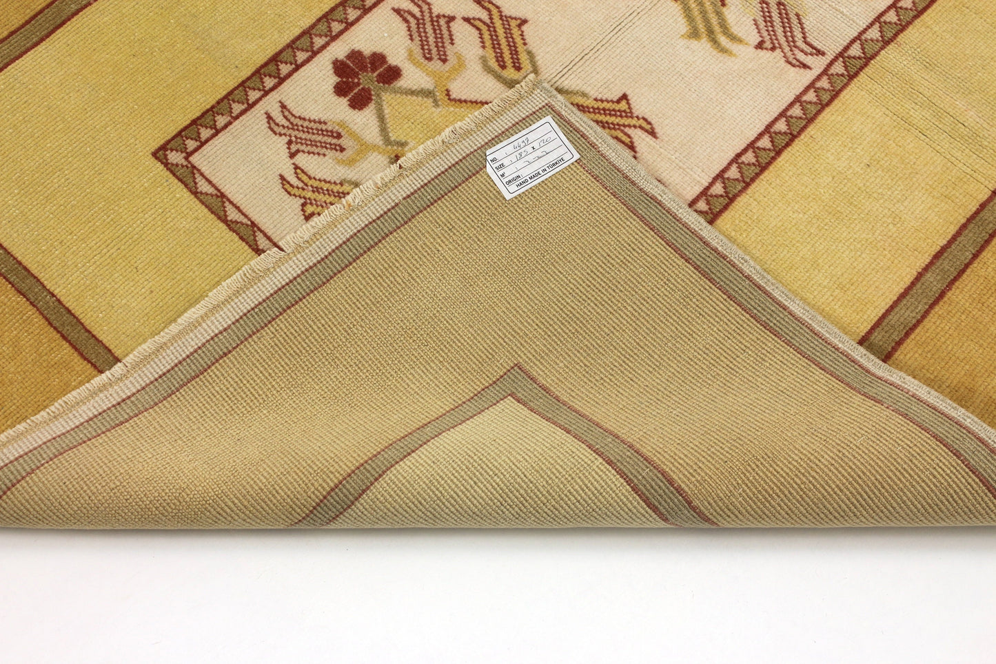 4x6 Beauty TURKİSH RUG ,Oushak Rug Vintage, Handmade Rug Area, Farmhouse Decor, Rug, Carpet, Yellow, Nursery, Bedroom,4397