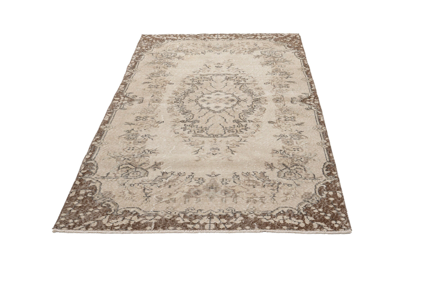 Decorative Turkish Rug, Handmade Area Small Rug, Vintage Rug, Oushak Carpet Rug, One of a kind rug, Farmhouse decor, Kid room rug, 9668