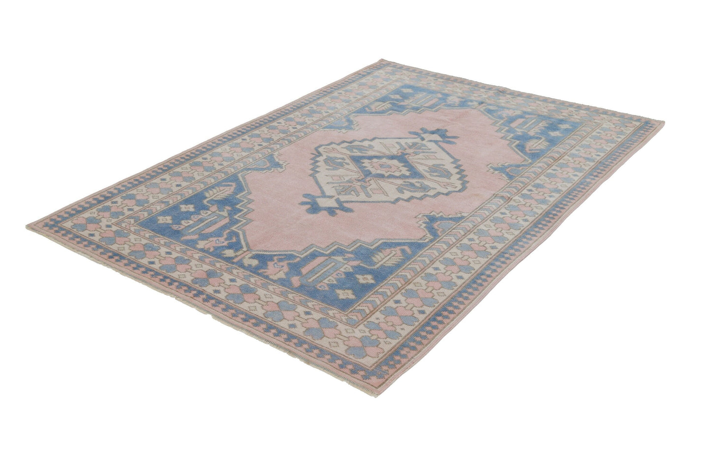 Scandinavian Decor Oushak rug, Rug 5x7, Vintage rug, Turkish rug, Eclectic rug, Unique rug, Area rug, Carpet rug, Handmade Floor rug, 7286