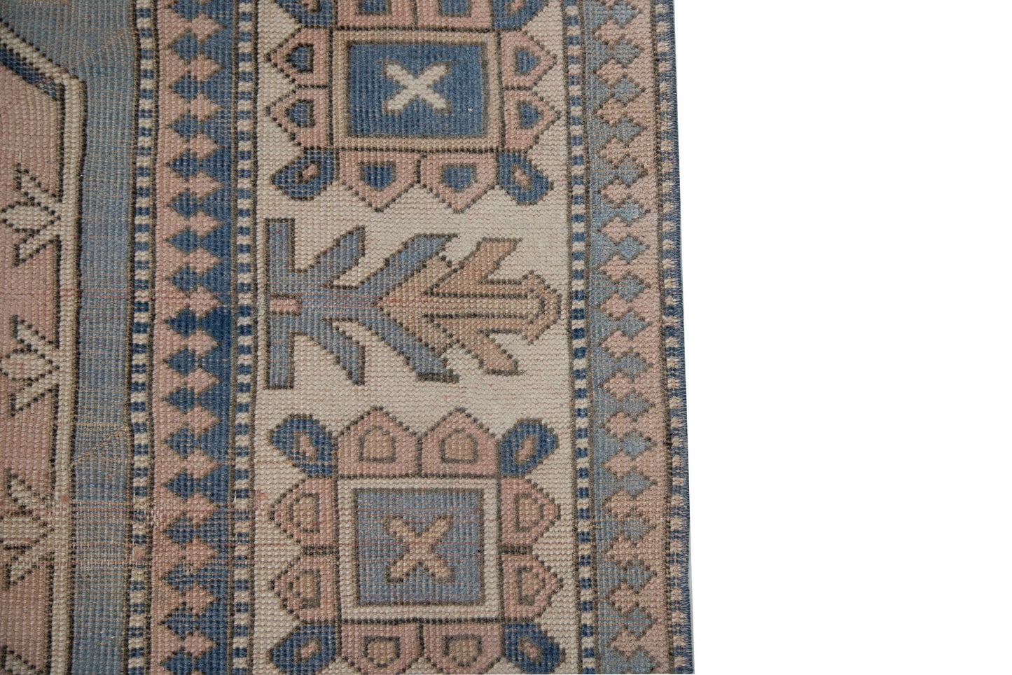 7x10 Neutral Turkish rug, Vintage rug 7x10, Oushak rug 7x10, Geometric Area Handmade rug, Carpet rug, Anatolia rug, Living room rug,5900
