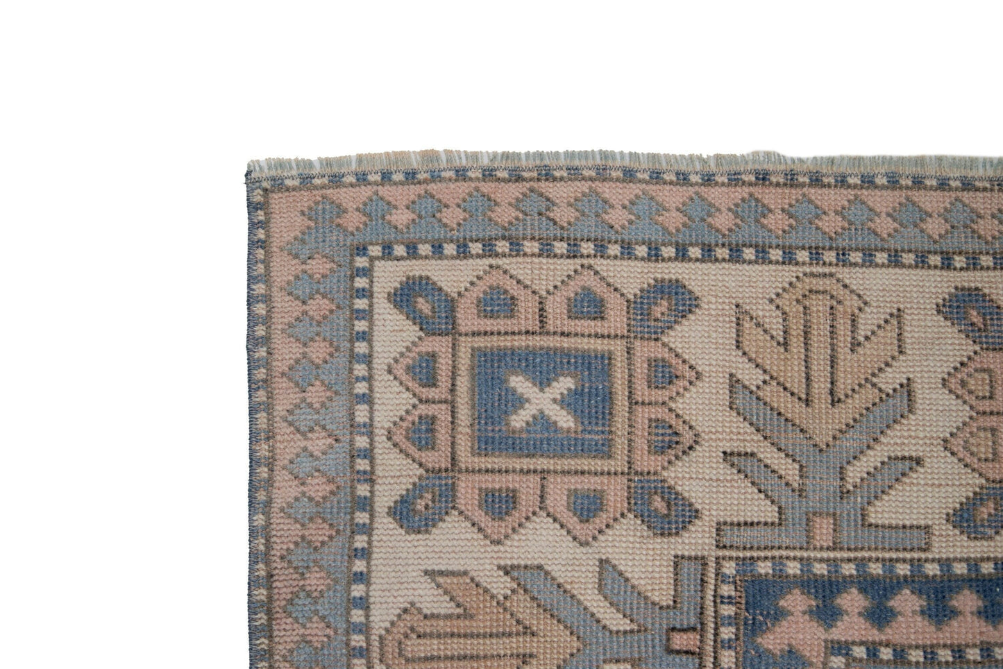 7x10 Neutral Turkish rug, Vintage rug 7x10, Oushak rug 7x10, Geometric Area Handmade rug, Carpet rug, Anatolia rug, Living room rug,5900