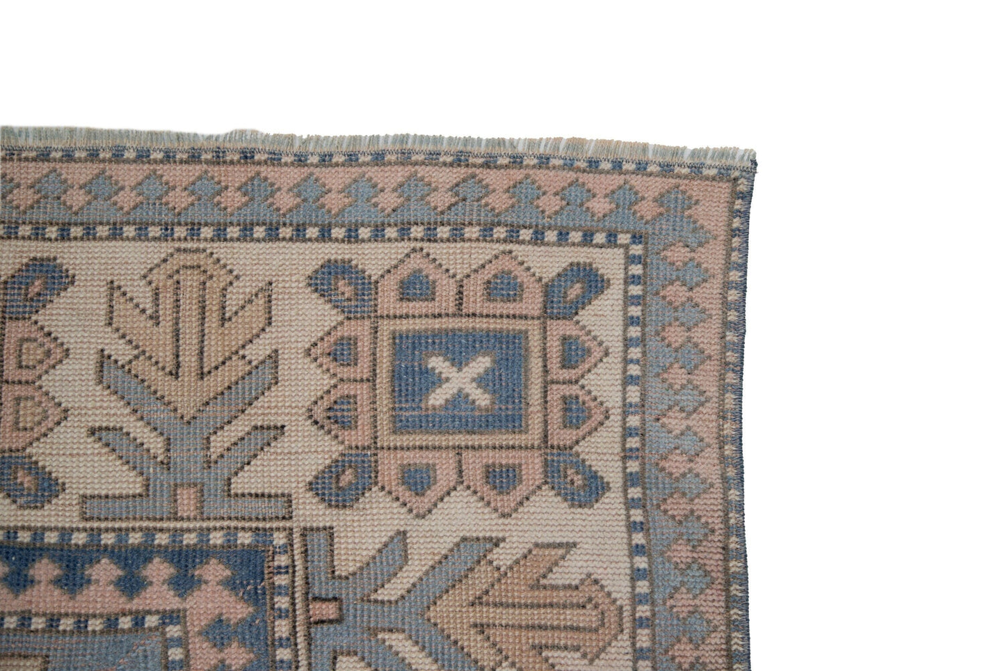 7x10 Neutral Turkish rug, Vintage rug 7x10, Oushak rug 7x10, Geometric Area Handmade rug, Carpet rug, Anatolia rug, Living room rug,5900